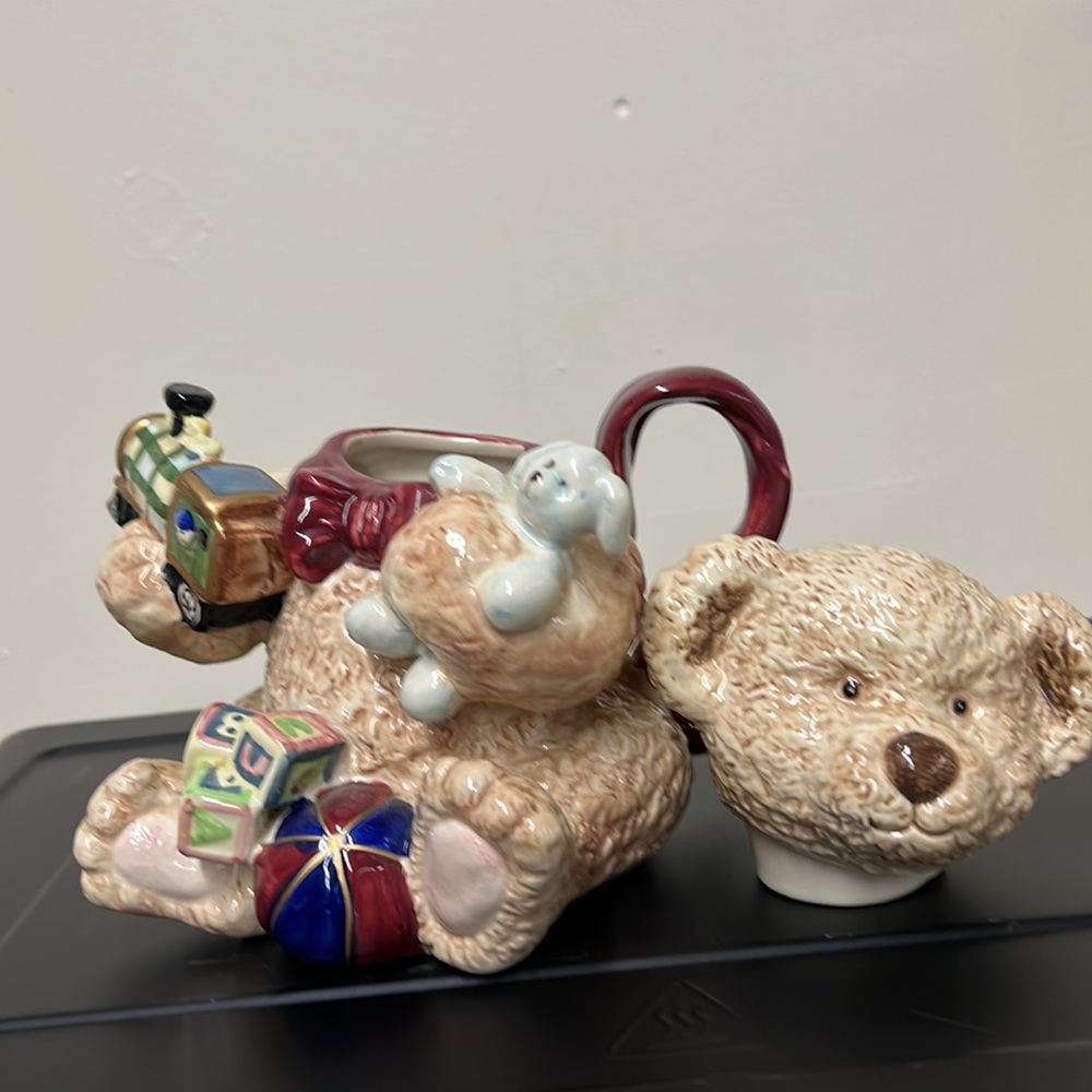 Teddy bear Tea Pot - Picture 11 of 13